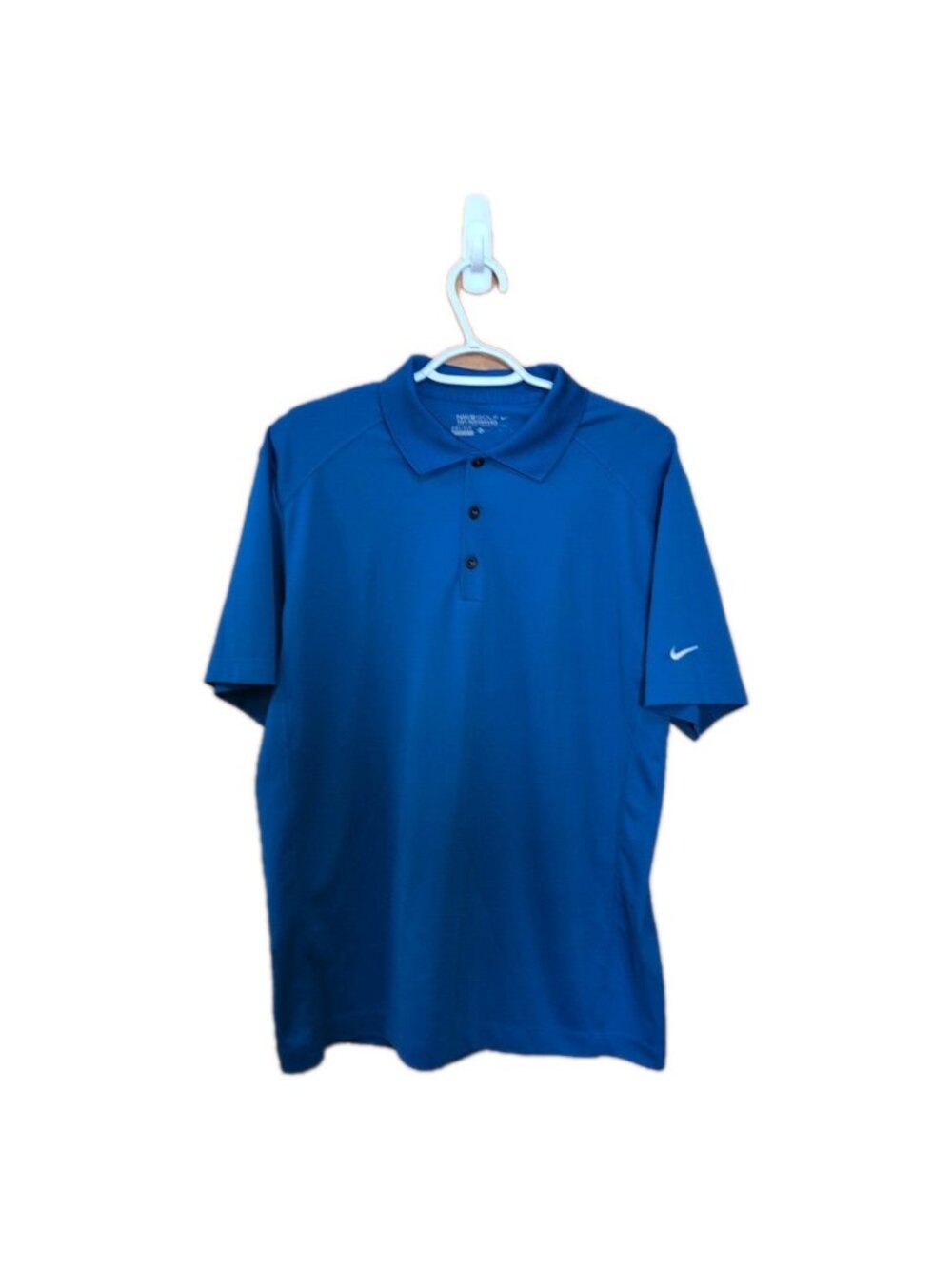 Nike Golf Tour Performance Dri-Fit M Blue Short Sleeve Moisture Wicking Polo